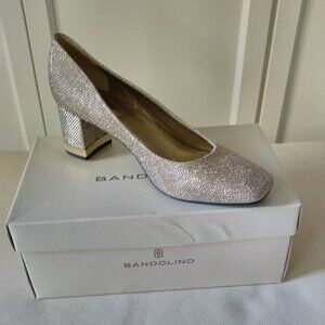 Bandolino Sparkly Chunky-heel pumps, 8.5M
